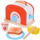 3er Set Spielküche Spielzeug Kaffeemaschine Toaster Mixer Holz massiv 20 Teile