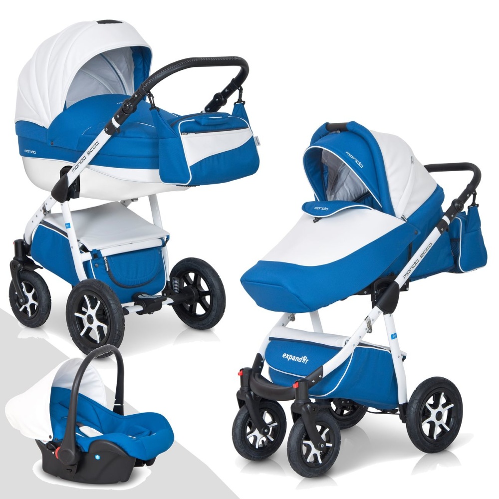 MONDO Ecco 3in1 Kombikinderwagen Leder Version, 410,33