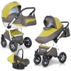 MONDO Ecco 3in1 Kombikinderwagen Leder Version