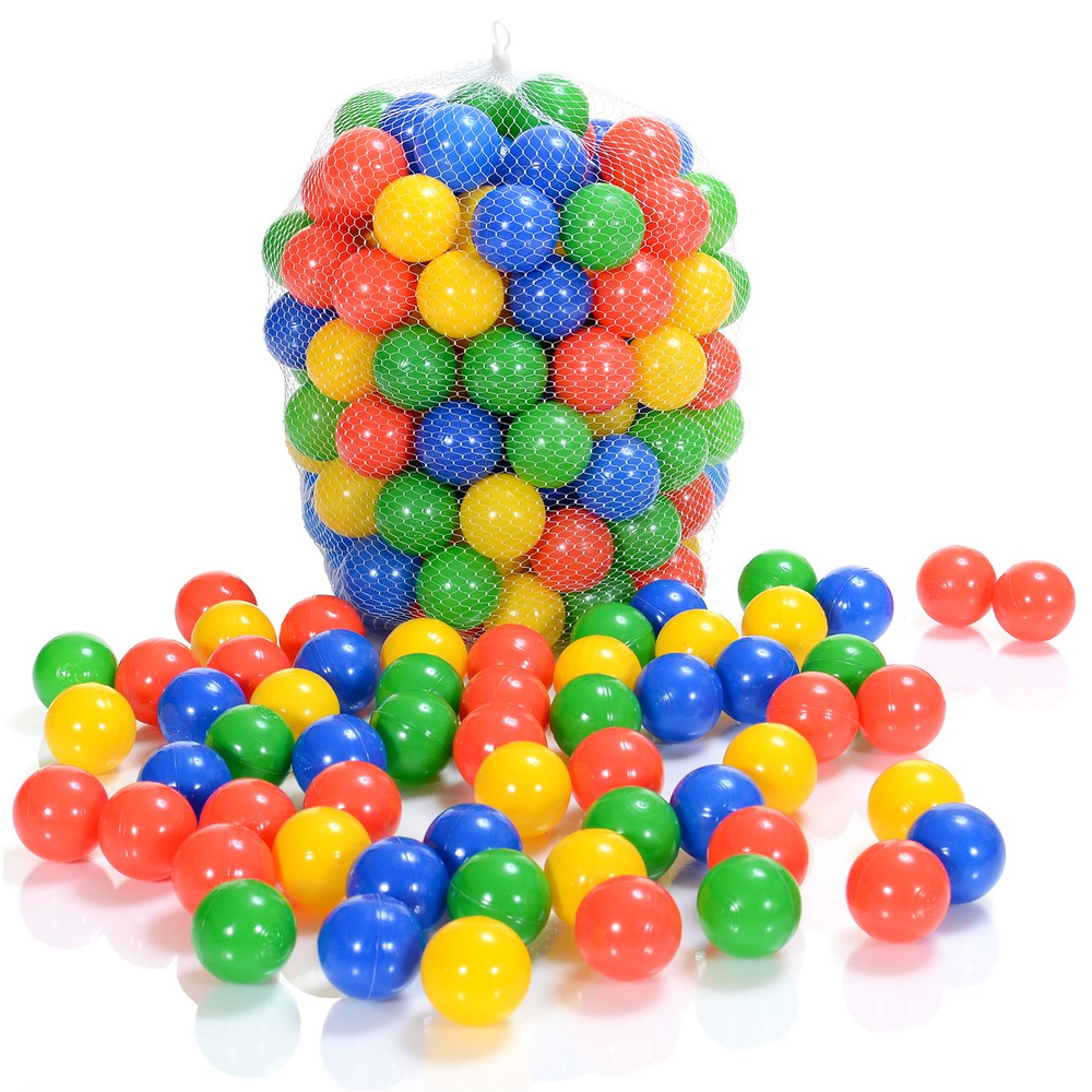 Ø je Ball 6 cm Kunststoff Bällebad 100 Spielbälle 