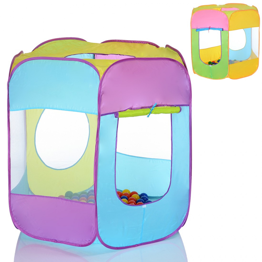 Spielzelt Spielzelt Wurfspiel POP-UP Zelt für Kinder Bällebad Spielhaus Babyzelt 