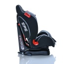 Auto Kindersitz Sirius iFix Jet Black 9-25 kg Isofix Gruppe 1 2 ECE R44/04