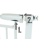 LCP Kids Türschutzgitter - Auto Close und Magnet Verriegelung 76-83 cm