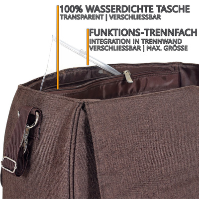 LCP Kids RIO Wickeltasche 5 teilig Braun
