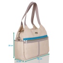 LCP Kids Wickeltasche PARIS beige