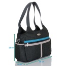 LCP Kids Wickeltasche PARIS schwarz