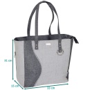 LCP Kids Wickeltasche MILANO grau