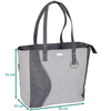 LCP Kids Wickeltasche MILANO silber