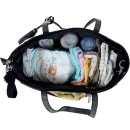 LCP Kids Wickeltasche MILANO IMPERIAL Schwarz 1.0