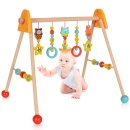 Baby Spielbogen Holz Trapez Gelb