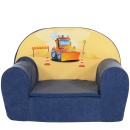 Mini Sessel Baustelle blau