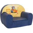 Mini Sessel Baustelle blau