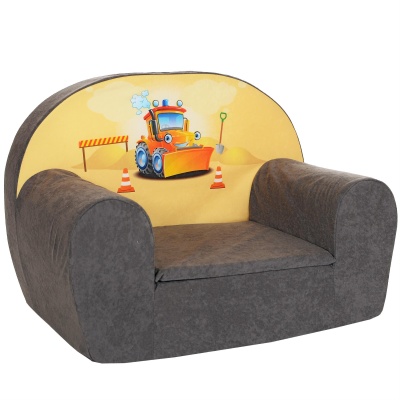 Mini Sessel Baustelle grau